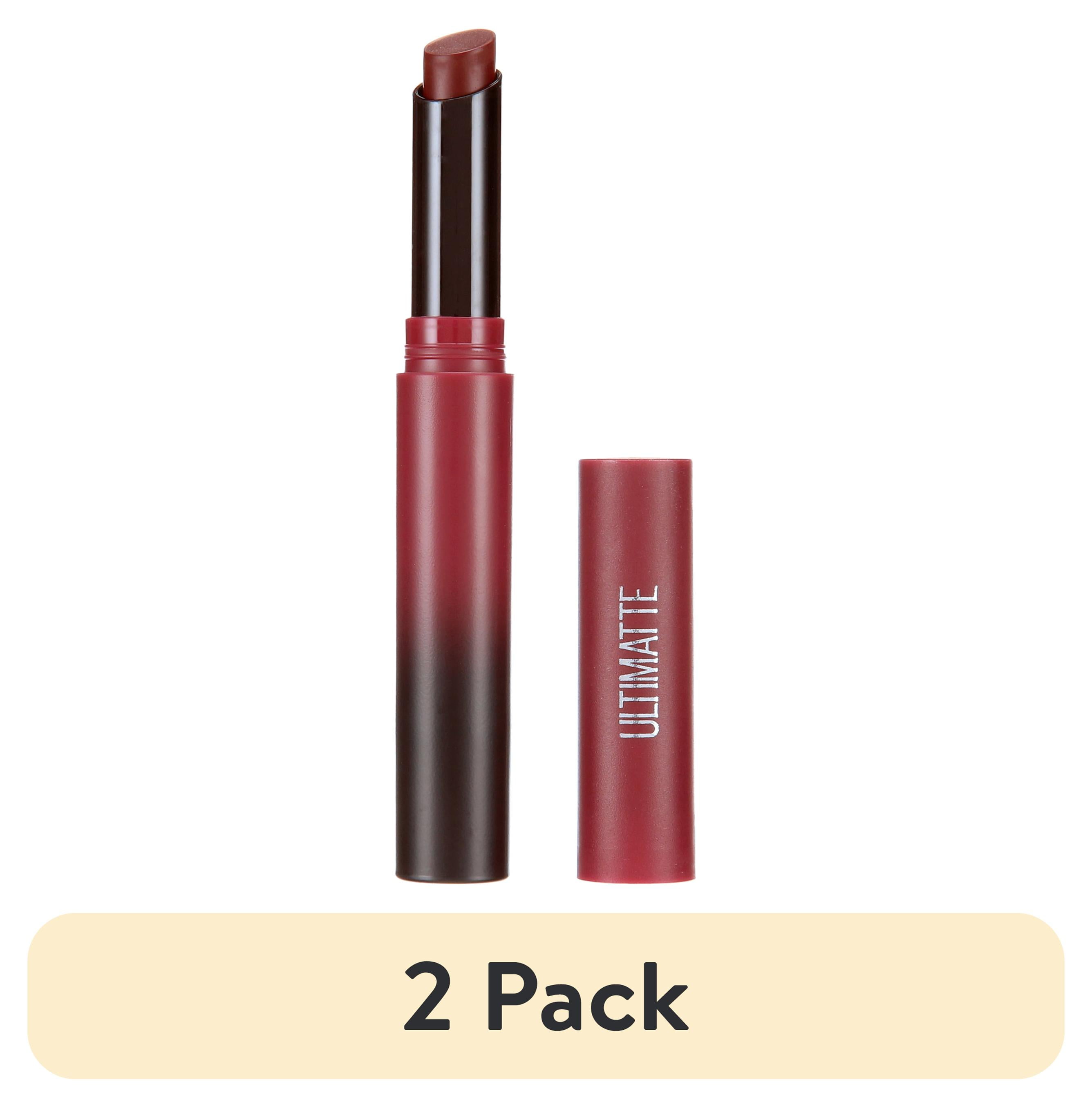 (2 pack) Maybelline Color Sensational Ultimatte Slim Lipstick Makeup, More Berry