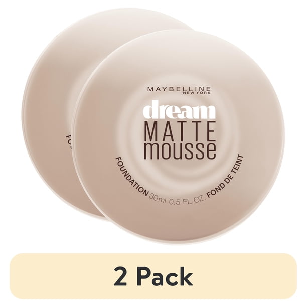 2 pack) Maybelline Dream Matte Mousse Foundation Makeup, 130 Cocoa