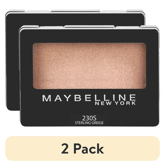 (2 pack) Maybelline Expert Wear Eyeshadow Makeup, Sterling Greige