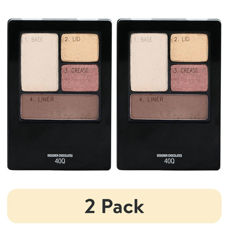 2 pack) Maybelline Expert Wear Eyeshadow Quads, Designer