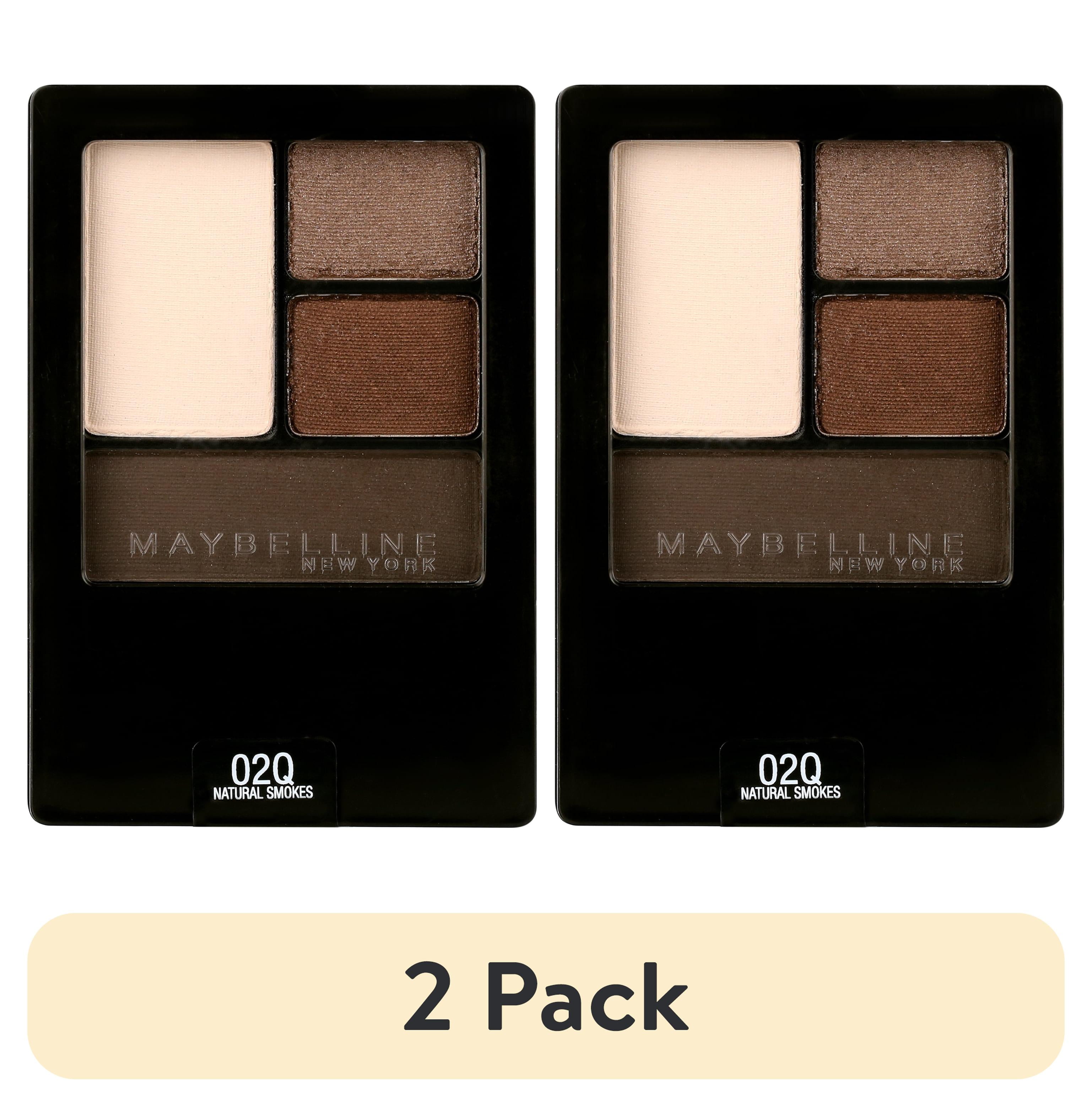 2 pack) Maybelline Expert Wear Eyeshadow Quads, Natural Smokes