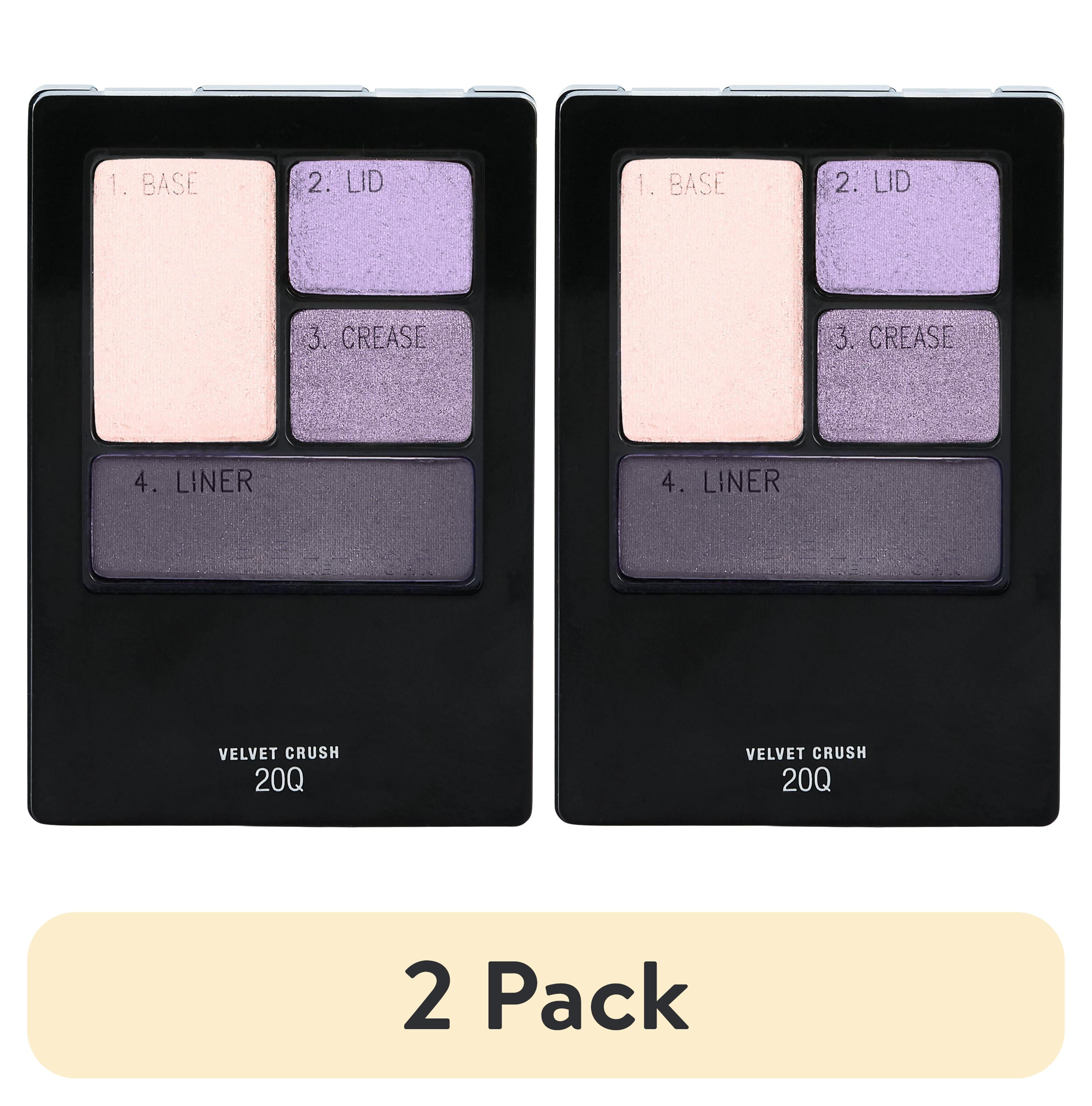 (2 pack) Maybelline Expert Wear Eyeshadow Quads, Velvet Crush