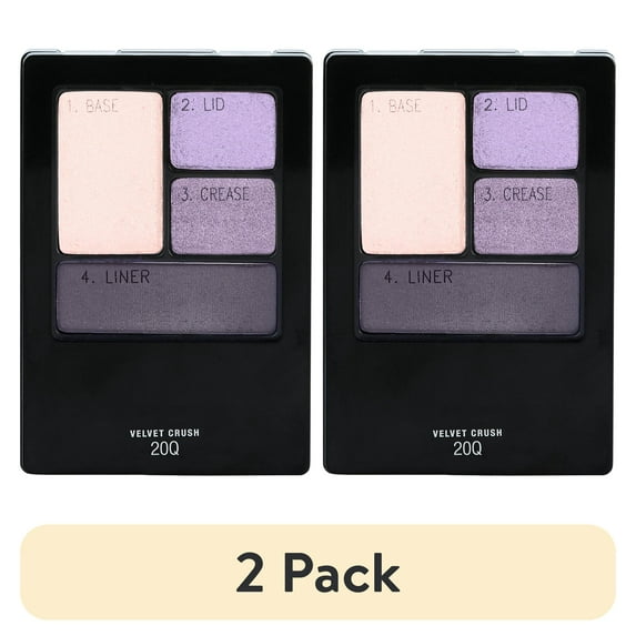 (2 pack) Maybelline Expert Wear Eyeshadow Quads, Velvet Crush