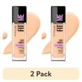 thumbnail image 1 of (2 pack) Maybelline Fit Me Dewy + Smooth Liquid Foundation Makeup with SPF 18, Classic Ivory, 1 fl. oz., 1 of 8