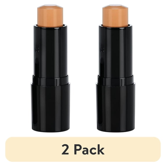 (2 pack) Maybelline Fit Me Matte + Poreless Shine-Free Stick Foundation Makeup, 220 Natural Beige, 0.32 oz