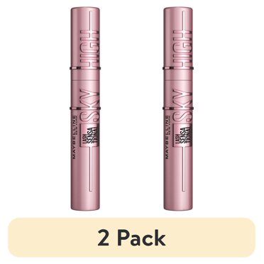 (2 pack) Maybelline Lash Sensational Sky High Washable Mascara, True Brown