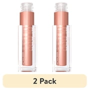 (2 pack) Maybelline Lifter Gloss Lip Gloss Makeup with Hyaluronic Acid, Stone, 0.19 oz