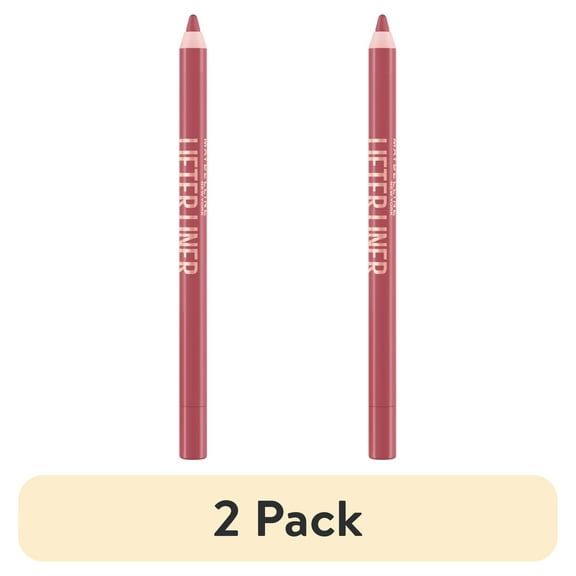(2 pack) Maybelline Lifter Liner Lip Liner Makeup with Hyaluronic Acid, Fine Line, 0.04 oz