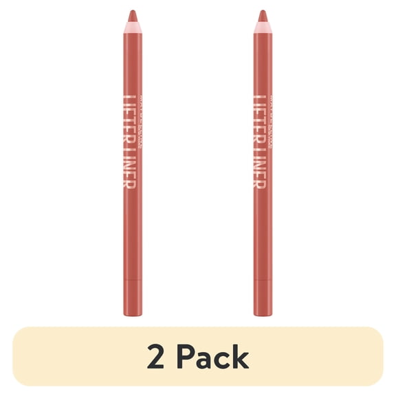 (2 pack) Maybelline Lifter Liner Lip Liner Makeup with Hyaluronic Acid, Out Of Line, 0.04 oz