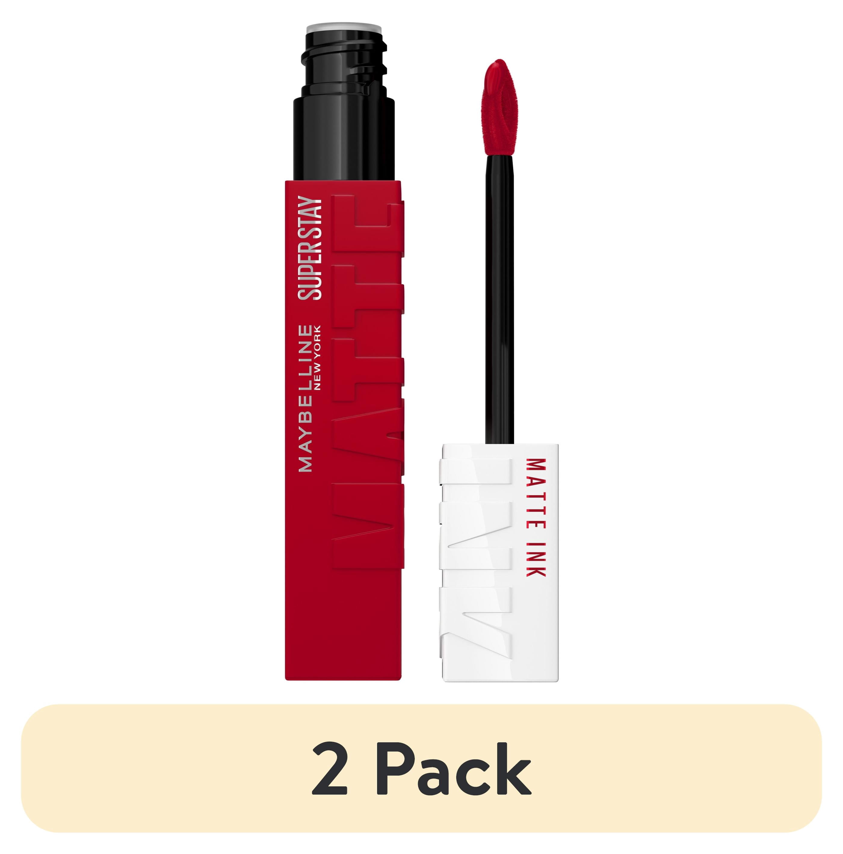 MAYBELLINE マットインク　7本　未開封 Maybelline Super Stay Matte Ink Liquid Lipstick, 2 pack, 16-Hour