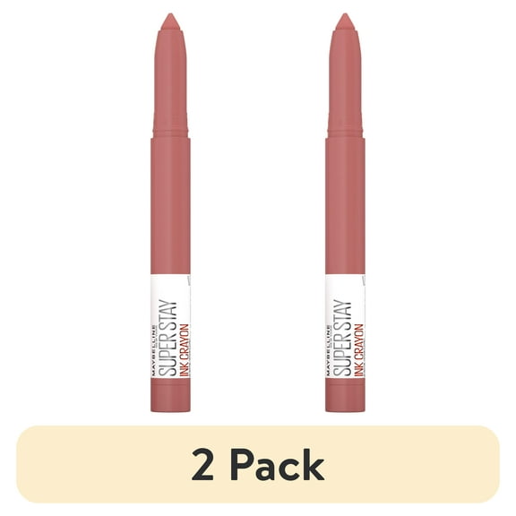 (2 pack) Maybelline Super Stay Ink Crayon Matte Lipstick, Achieve It All