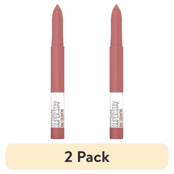 (2 pack) Maybelline Super Stay Ink Crayon Matte Lipstick, Achieve It All