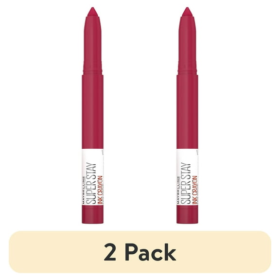 (2 pack) Maybelline Super Stay Ink Crayon Matte Lipstick, Be Bold, Be You