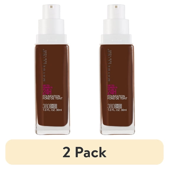 (2 pack) Maybelline Super Stay Liquid Foundation Makeup, Espresso, 1 fl oz
