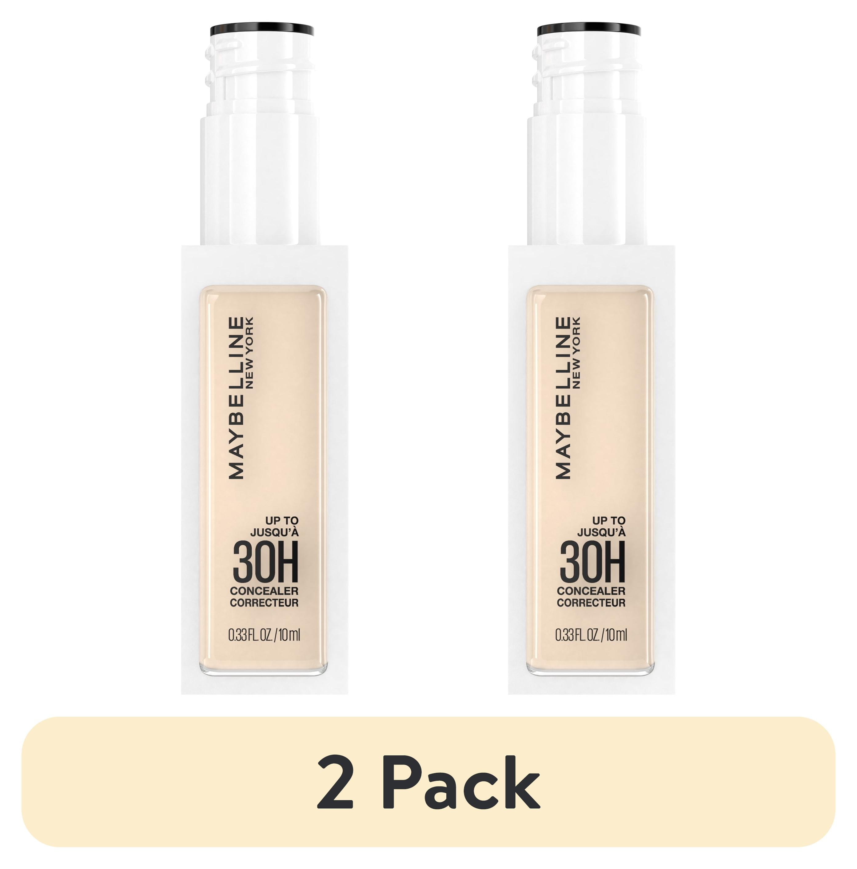 (2 pack) Maybelline Super Stay Active Wear Liquid Concealer, Full Coverage, Up to 30HR Wear, 05, 0.33 fl oz