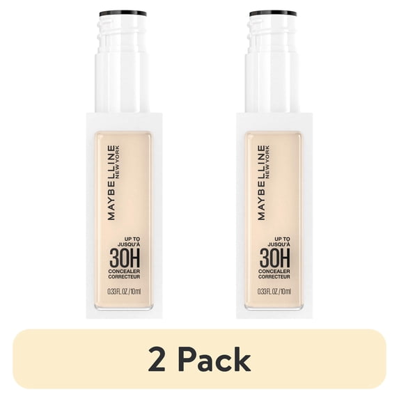 (2 pack) Maybelline Super Stay Active Wear Liquid Concealer, Full Coverage, Up to 30HR Wear, 05, 0.33 fl oz