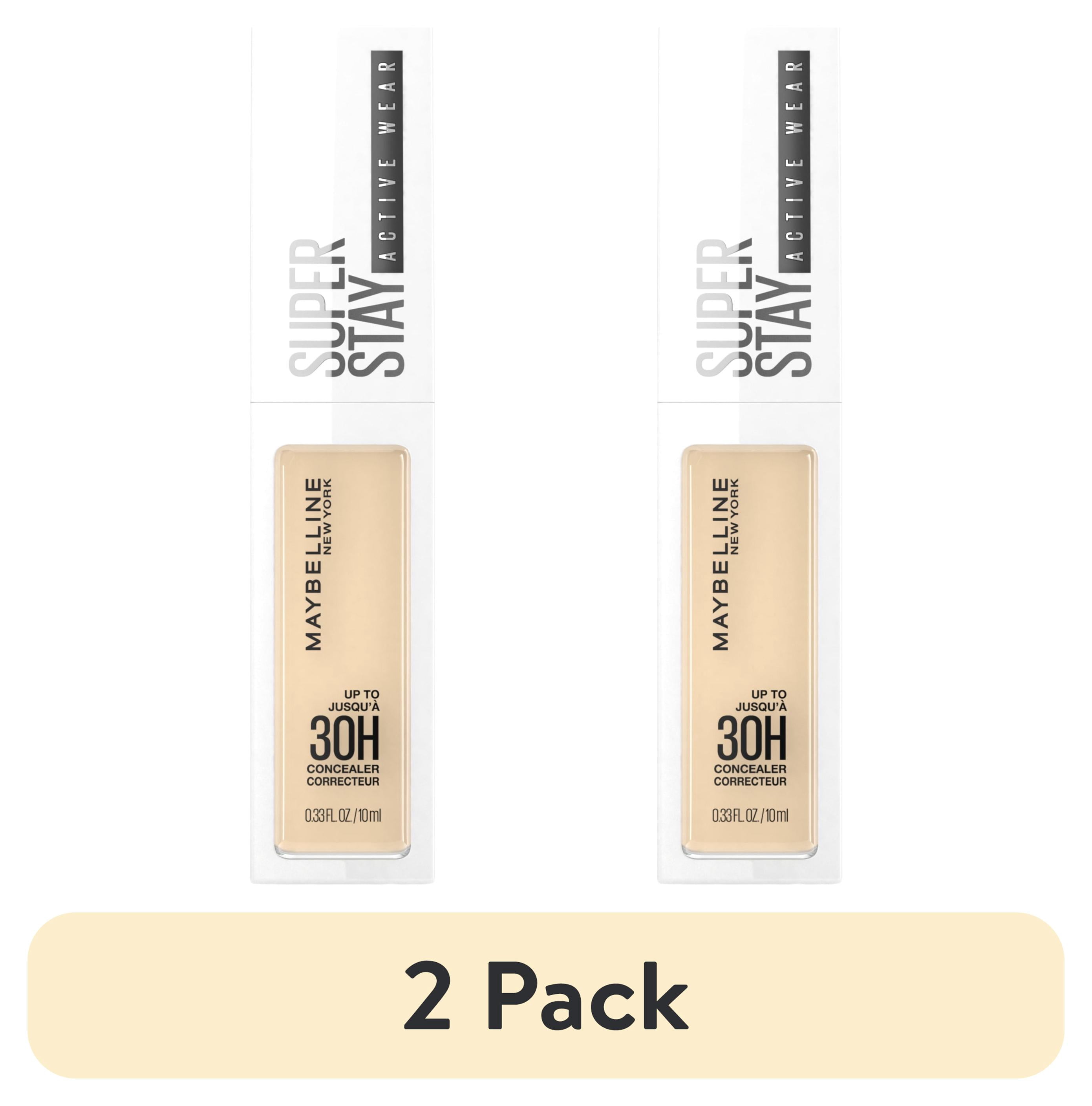 (2 pack) Maybelline Super Stay Longwear Liquid Concealer, Full Coverage, 11, 0.33 fl oz