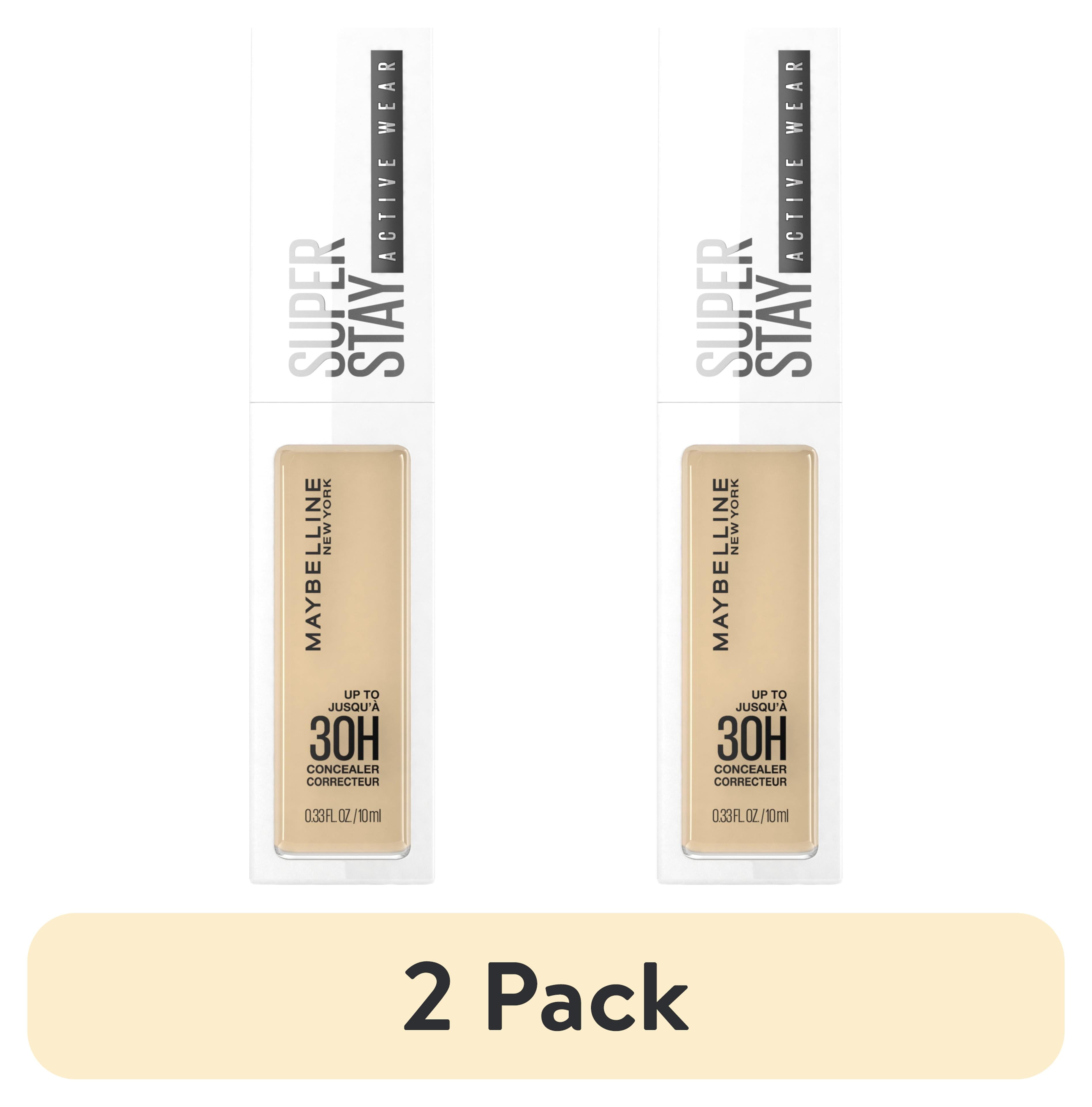 (2 pack) Maybelline Super Stay Longwear Liquid Concealer, Full Coverage, 22, 0.33 fl oz