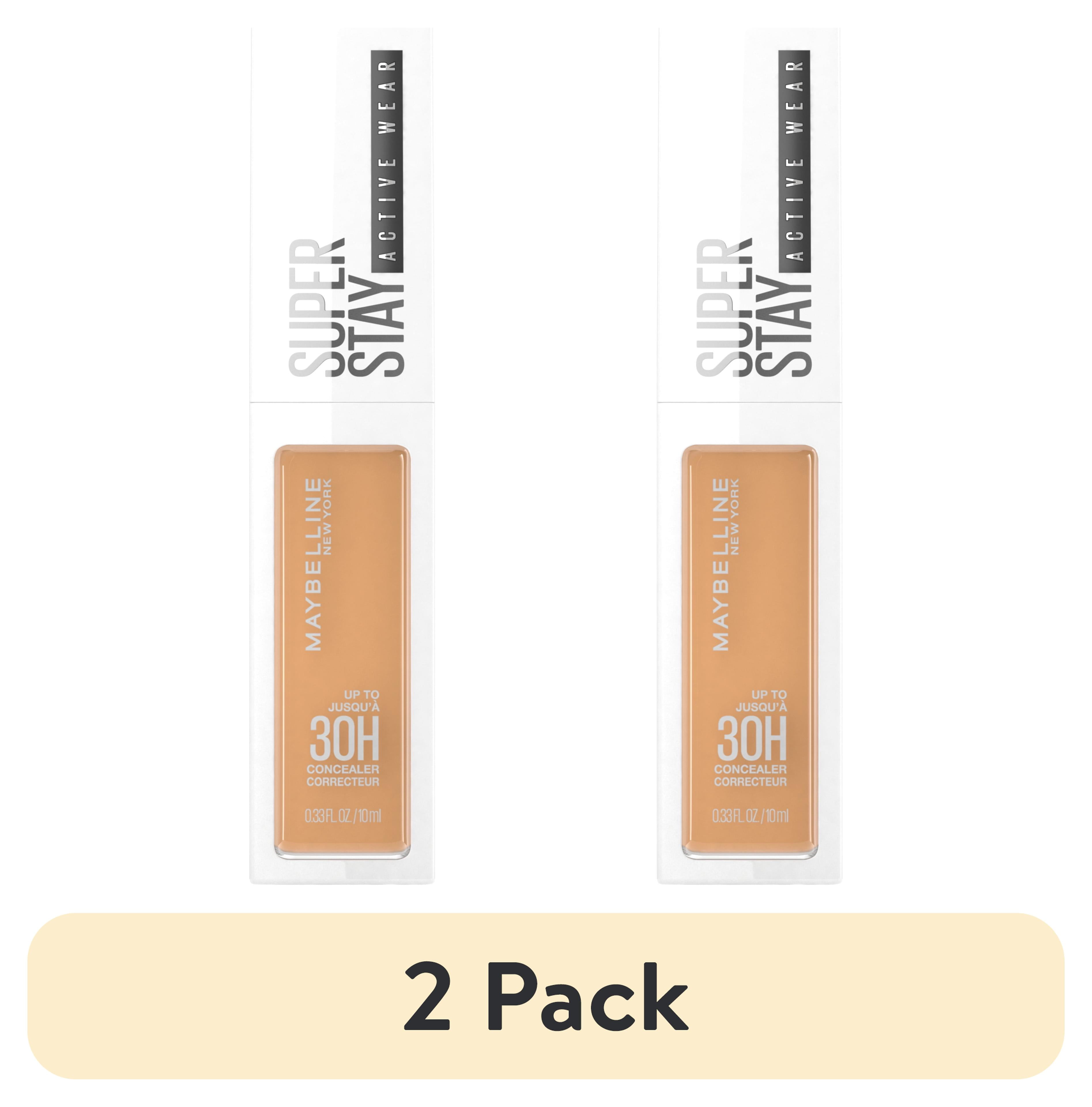 (2 pack) Maybelline Super Stay Longwear Liquid Concealer, Full Coverage, 30, 0.33 fl oz