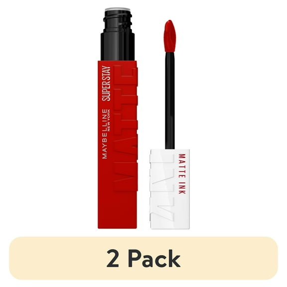 (2 pack) Maybelline Super Stay Matte Ink Liquid Lipstick, Exhilarator