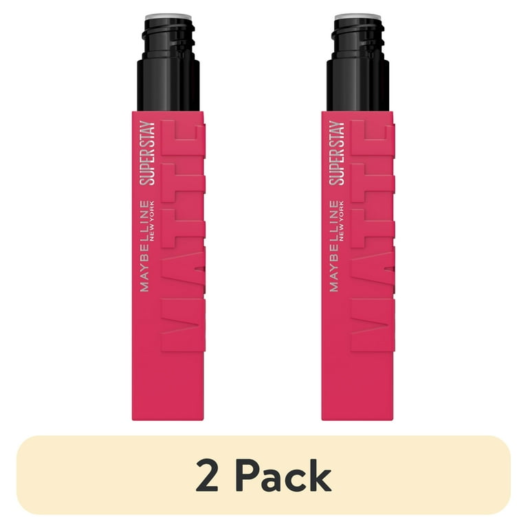 2 pack) Maybelline Super Stay Matte Ink Liquid Lipstick
