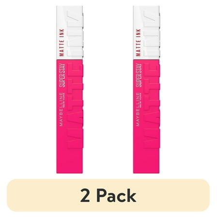 (2 pack) Maybelline Super Stay Matte Ink Liquid Lipstick, Romantic
