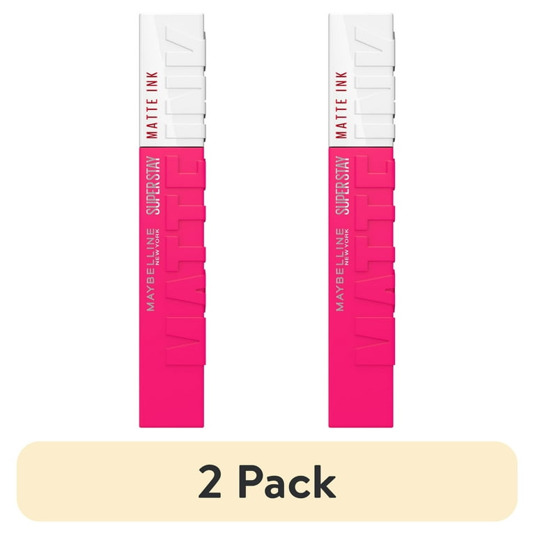 2 pack) Maybelline Super Stay Matte Ink Liquid Lipstick, Romantic