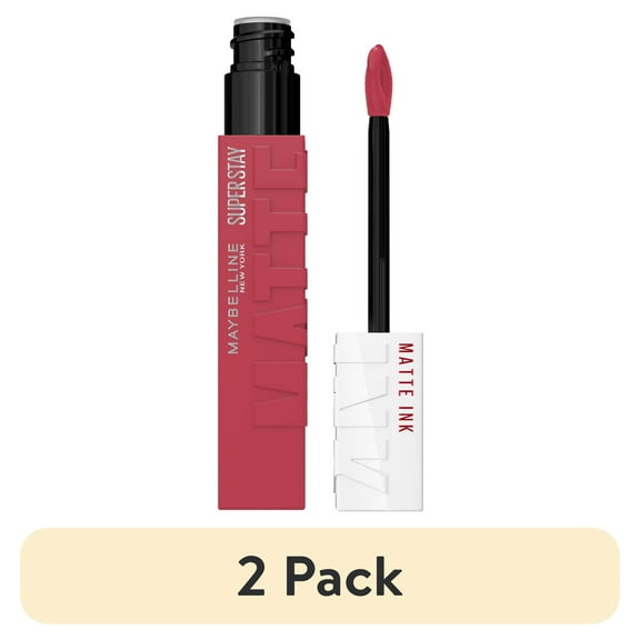 (2 pack) Maybelline Super Stay Matte Ink Liquid Lipstick, Savant
