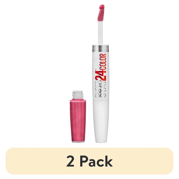 (2 pack) Maybelline SuperStay 24 2-Step Liquid Lipstick, Blush On