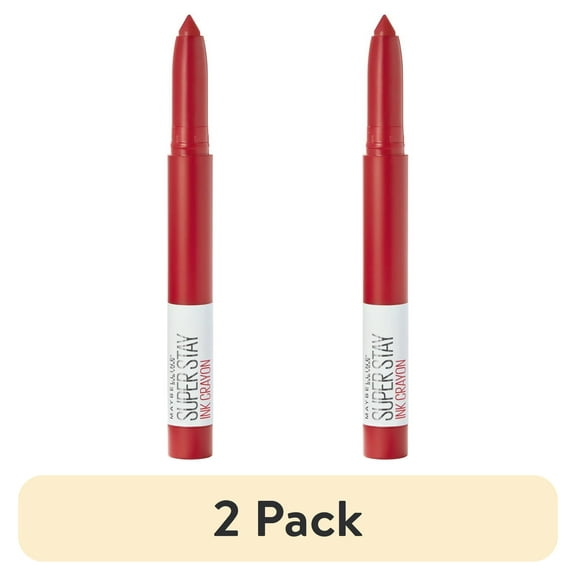 (2 pack) Maybelline SuperStay Ink Crayon Matte Lipstick, Hustle In Heels