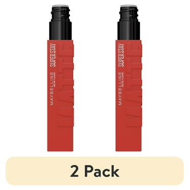 (2 pack) Maybelline Super Stay Matte Ink City Edition Liquid Lipstick, Self-Starter