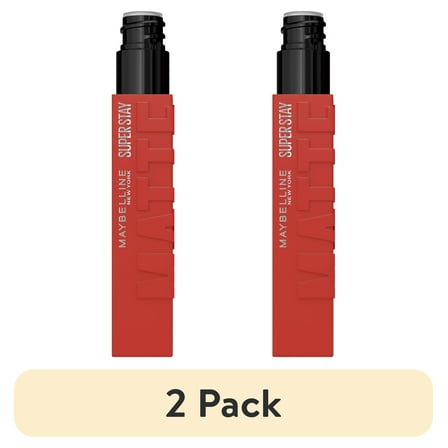 (2 pack) Maybelline Super Stay Matte Ink City Edition Liquid Lipstick, Self-Starter