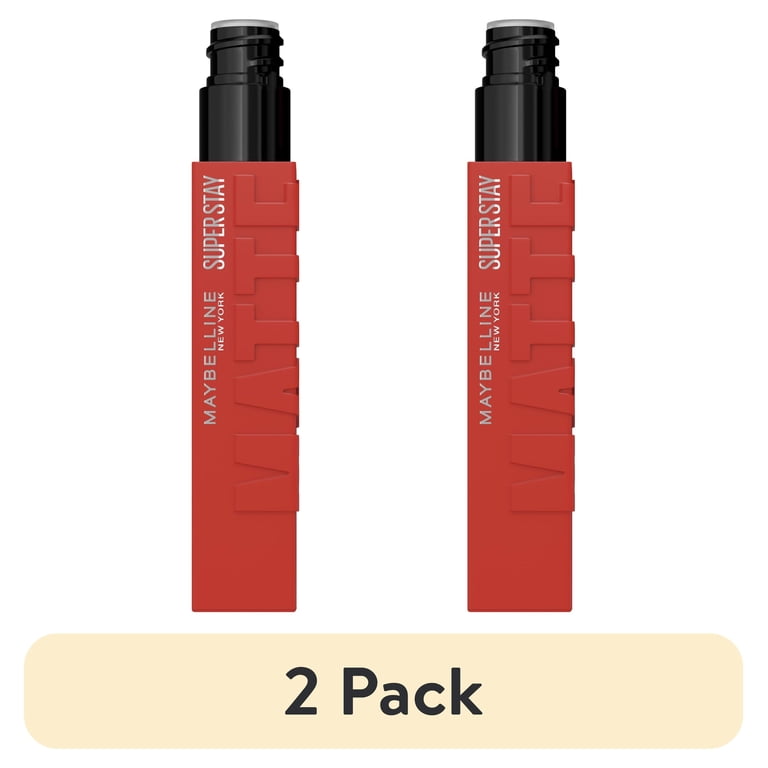 2 pack) Maybelline Super Stay Matte Ink City Edition Liquid