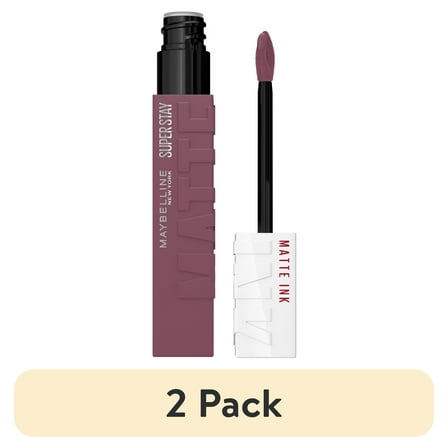 (2 pack) Maybelline Super Stay Matte Ink Un nude Liquid Lipstick, Visionary