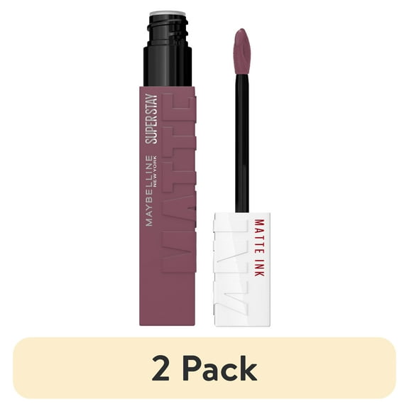 (2 pack) Maybelline Super Stay Matte Ink Un nude Liquid Lipstick, Visionary