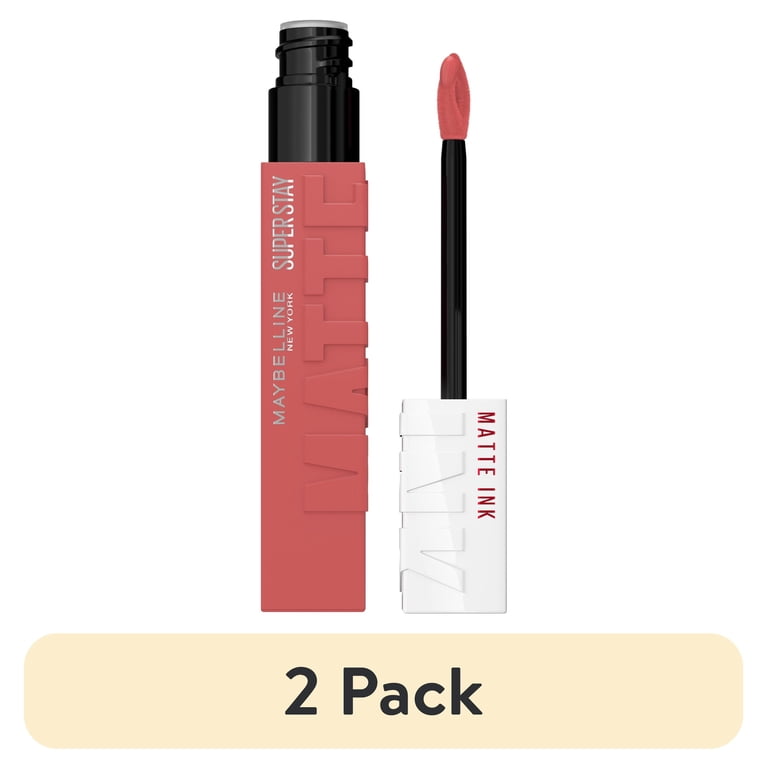 SUPER STAY MATTE INK メイベリンリップスティックセット箱付き 2 pack) Maybelline Super Stay Matte Ink Liquid Lipstick