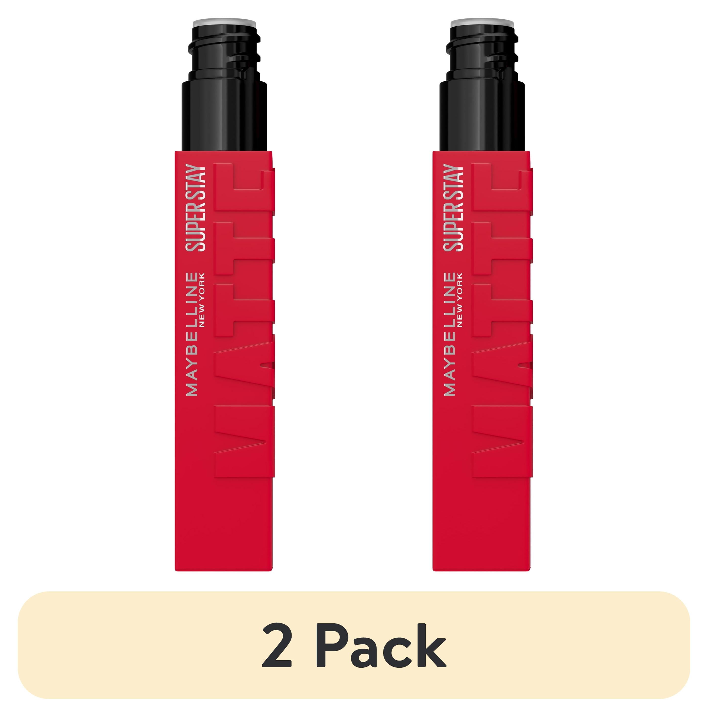 2 pack) Maybelline Super Stay Matte Ink Longwear Liquid Lipstick