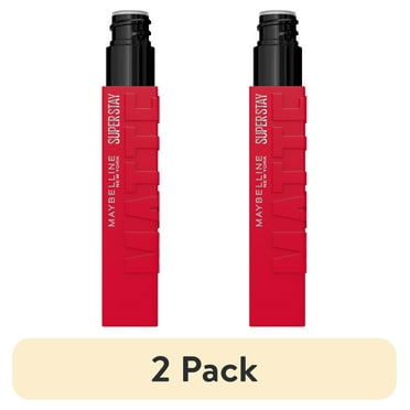(2 pack) Maybelline Super Stay Matte Ink Liquid Lipstick, Shot Caller