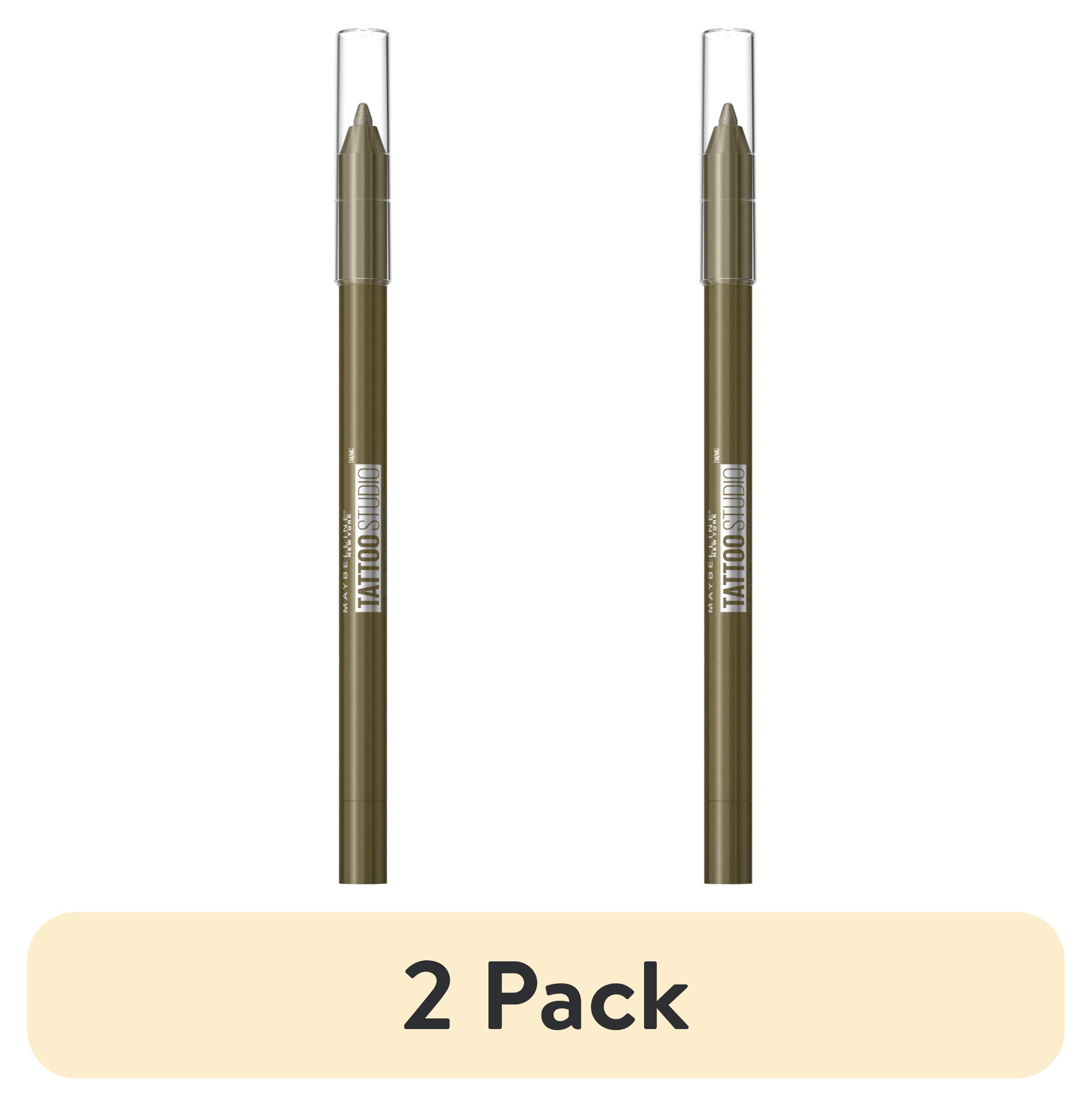 2 pack) Maybelline Tattoo Studio Sharpenable Gel Pencil Waterproof