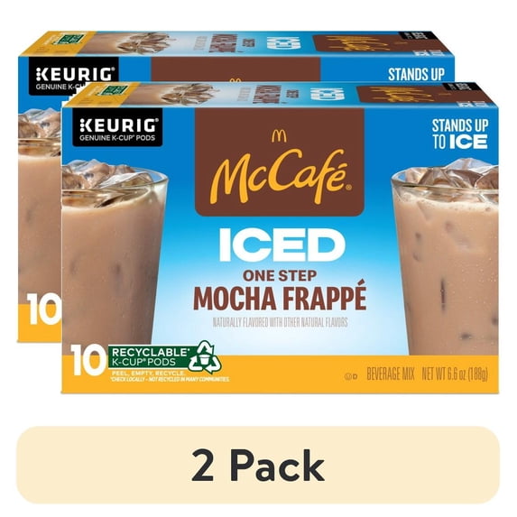 (2 pack) McCafé® Iced Mocha Frappe K-Cup Coffee Pods