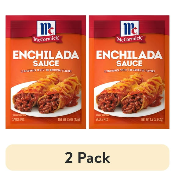 (2 pack) McCormick Enchilada Sauce Mix, 1.5 oz Packet