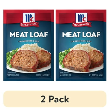 (2 pack) McCormick Meat Loaf Seasoning Mix, 1.5 oz Envelope