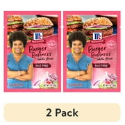 (2 pack) McCormick Salt Free Burger Business by Tabitha Brown Seasoning Mix, 1.0 oz Packet