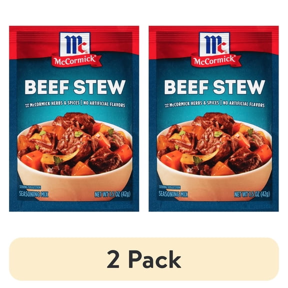 (2 pack) Mccormick Beef Stew Seasoning Mix, 1.5 Oz