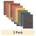 thumbnail image 1 of (2 pack) Mead Recycled Notebook, 1 Subject, Medium/college Rule, Assorted Color Covers, 7 X 5, 80 Sheets, 1 of 9