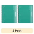 thumbnail image 1 of (2 pack) Mead Spiral Notebook, 1 Subject, College Ruled, 8 1/2" x 11", Green (820204FB-WMT), 1 of 7