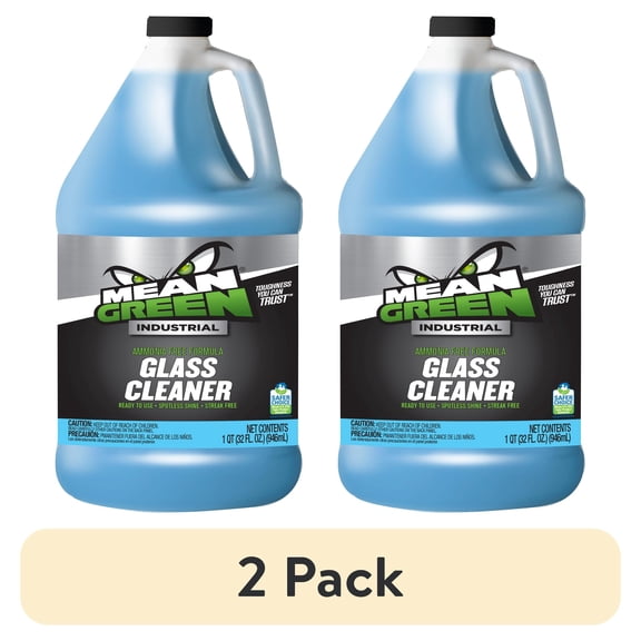 (2 pack) Mean Green Ammonia Free Glass Cleaner-385683, Gallon