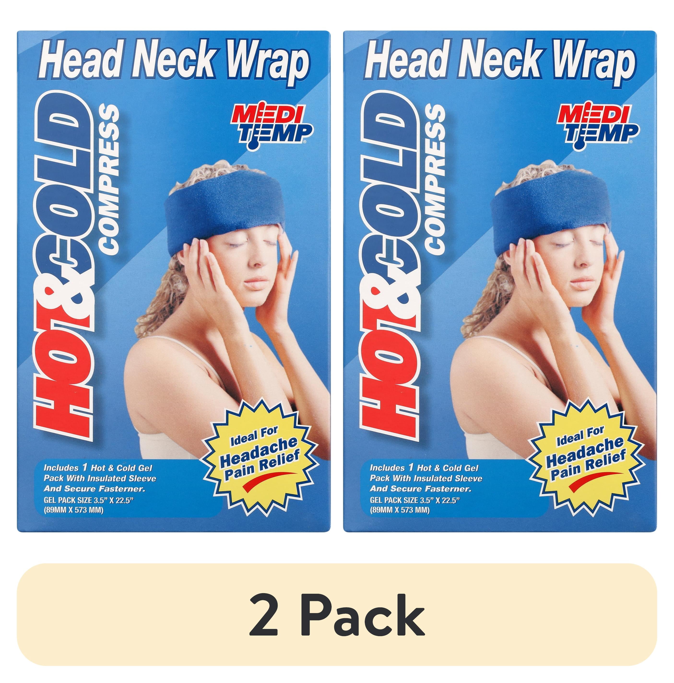 (2 pack) Medi-Temp Head-Neck Hot & Cold Reusable Compress Pad