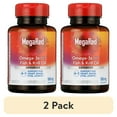 thumbnail interactive-video image 1 of (2 pack) MegaRed Advanced 4in1 500mg Omega-3 Fish Krill Oil Supplements, Heart Brain Eyes Joints Health, 80 Softgels, 1 of 19