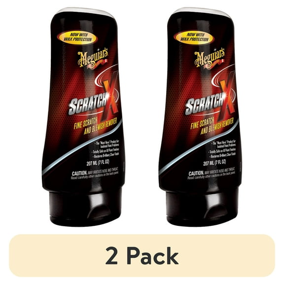 (2 pack) Meguiar's G10307 ScratchX- Fine Scratch and Blemish Remover- 7 oz.